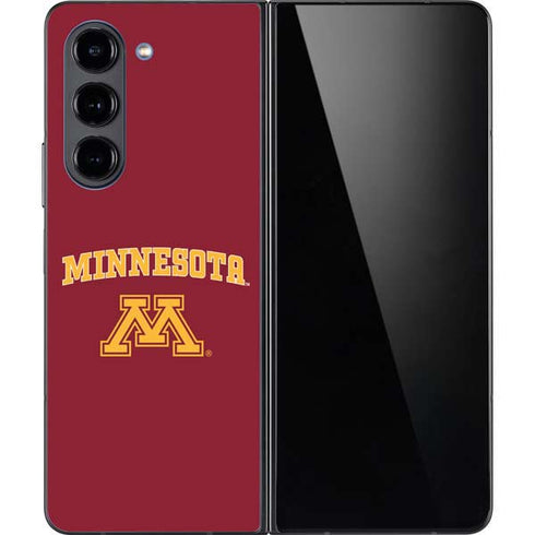 University of Minnesota Collegiate Text Galaxy Z Fold5 5G Skin